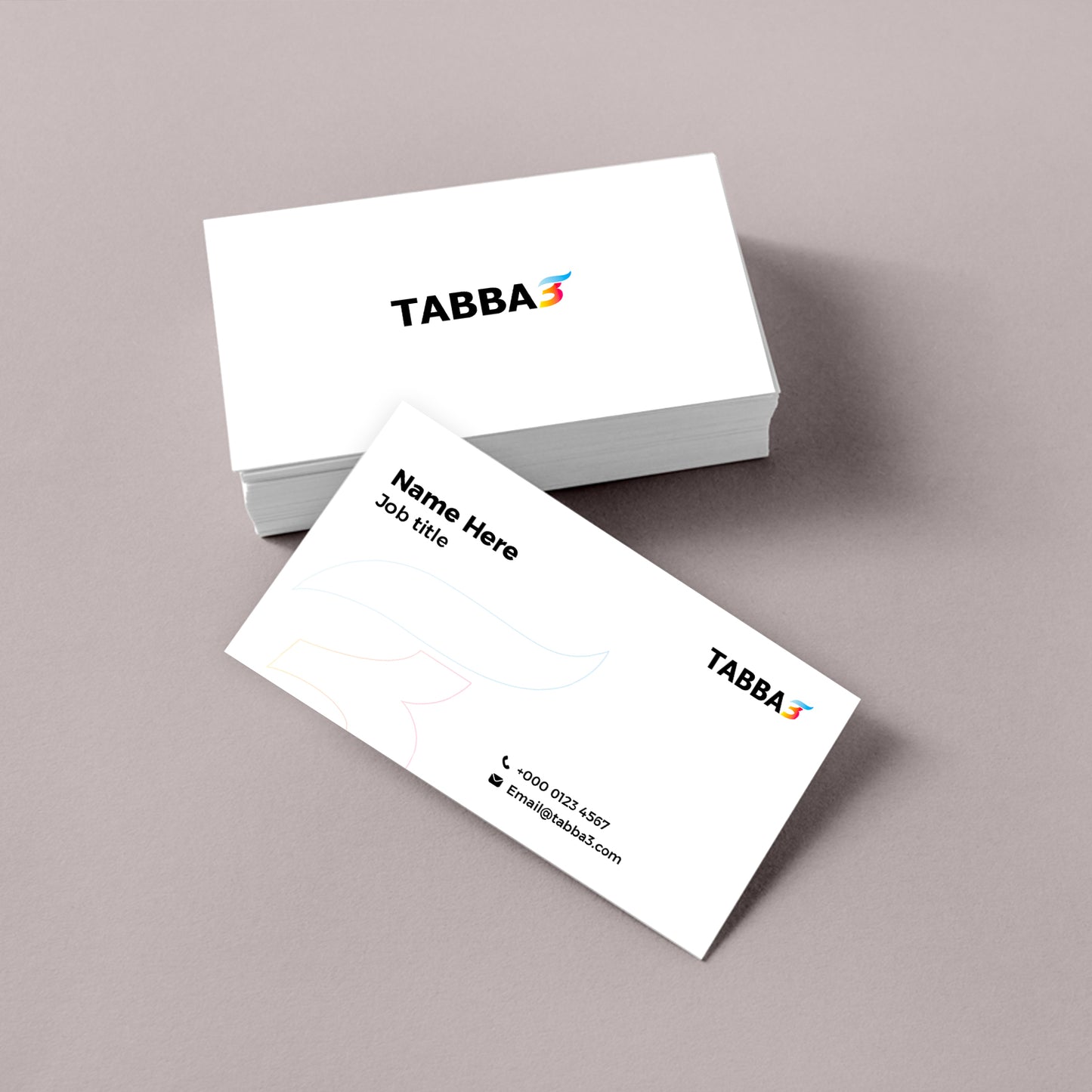 Print business card