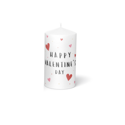 Valentine's Day candle